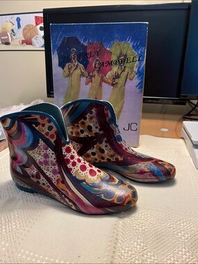 Jeffrey Campbell Multicolor Printed Rain Booties - Women